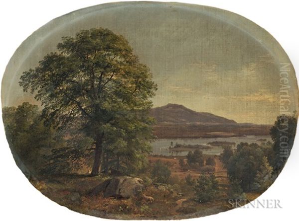 White Mountain Landscape Oil Painting by Samuel Lancaster Gerry