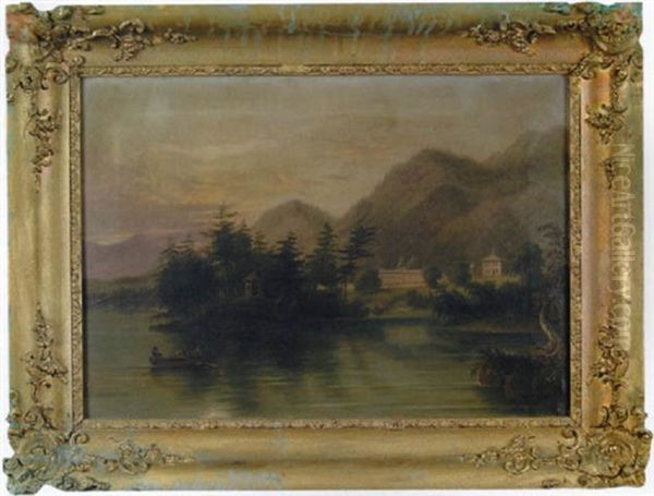 Caldwell, Lake George Oil Painting by Samuel Lancaster Gerry