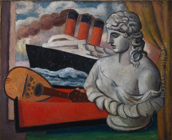 The Passage Of Time Oil Painting by Mark Gertler