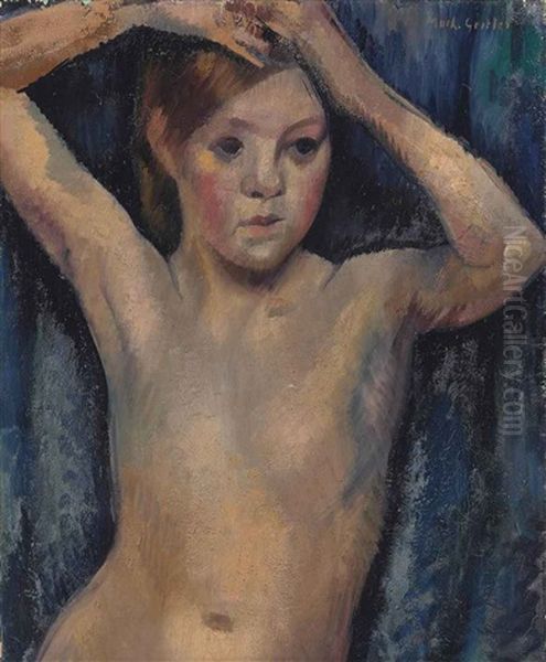 Nude Oil Painting by Mark Gertler