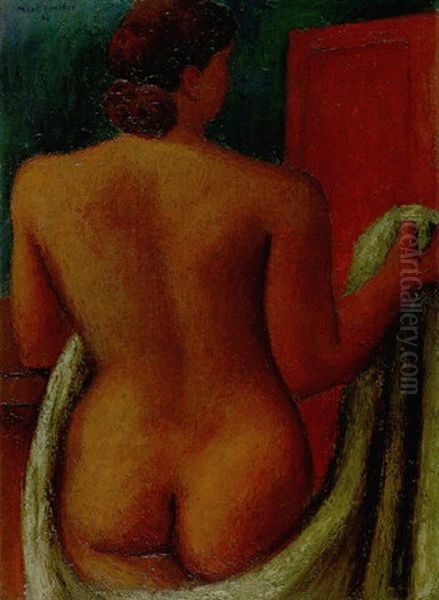 The Back Oil Painting by Mark Gertler