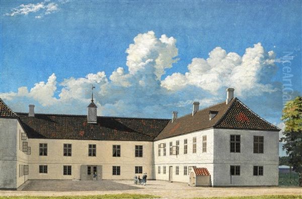 The Manor Rungstedgard by Vilhelm (Johan V.) Gertner