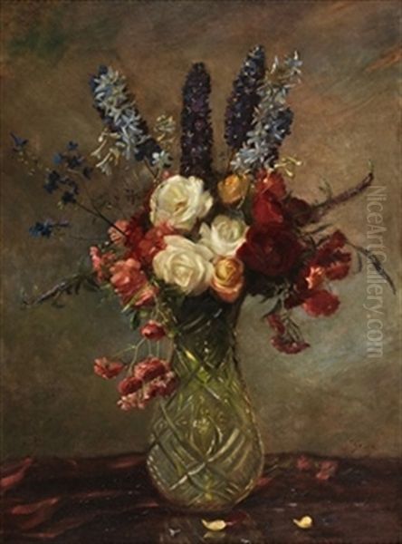 Florero Oil Painting by Sebastian Gessa Y Arias