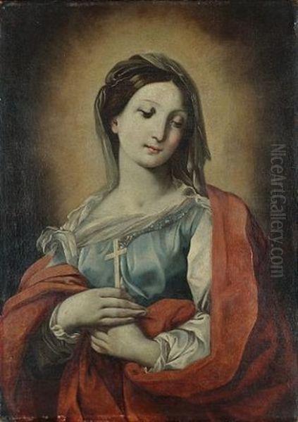 The Madonna Oil Painting by Francesco Giovanni Gessi