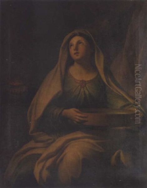 The Vestal Virgin Tuccia Oil Painting by Francesco Giovanni Gessi