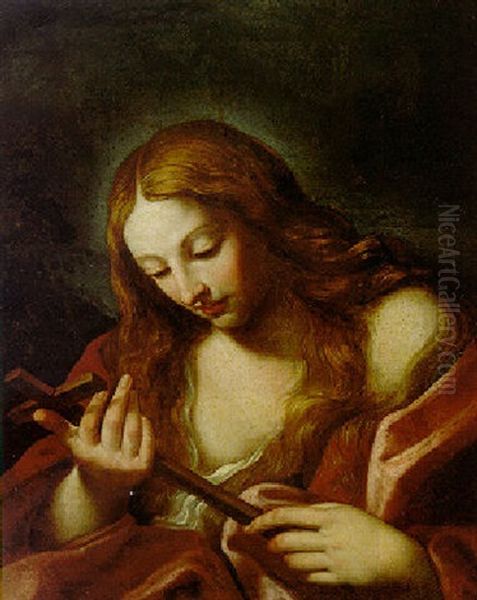 The Penitent Magdalene Oil Painting by Francesco Giovanni Gessi