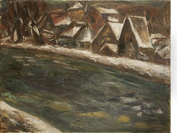 Beiersch Woud Oil Painting by Leo Gestel