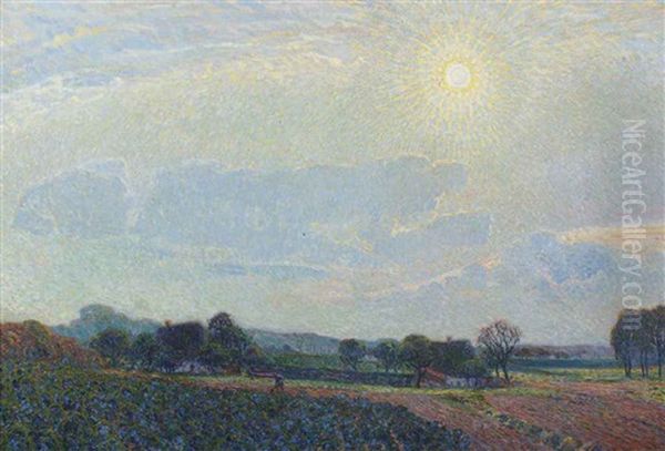 Nevelzon (a Sunny Morning) Oil Painting by Leo Gestel