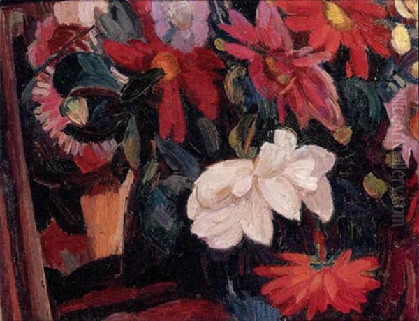 Bloemen Oil Painting by Leo Gestel