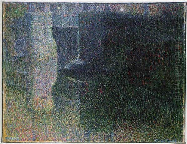 Nacht Oil Painting by Leo Gestel