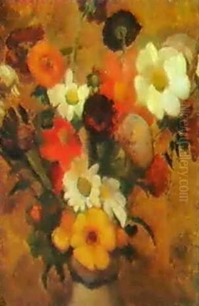 Bloemen Oil Painting by Leo Gestel