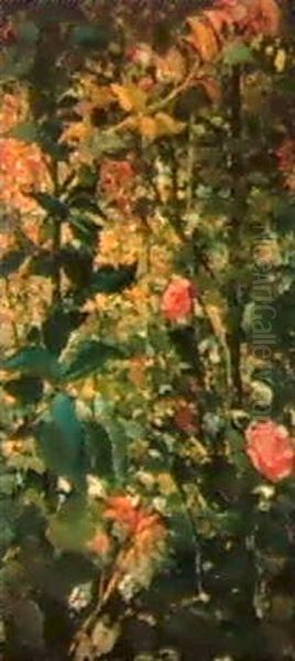 Roses Oil Painting by Leo Gestel