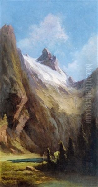 Blick Auf Den Ankogel Oil Painting by Georg Geyer