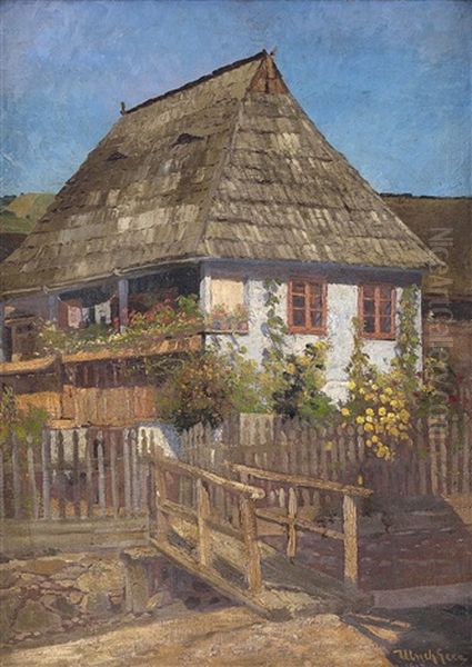 Bauernhaus Im Sommer Oil Painting by Ulrich Geza