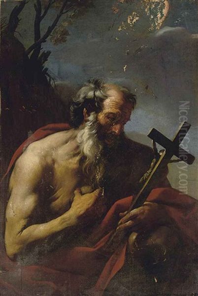 Saint Jerome Oil Painting by Alessandro Gherardini