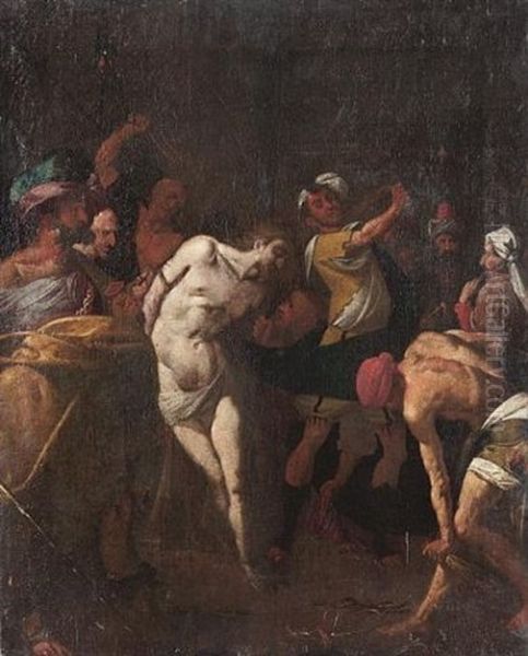 The Flagellation Oil Painting by Melchiorre Gherardini