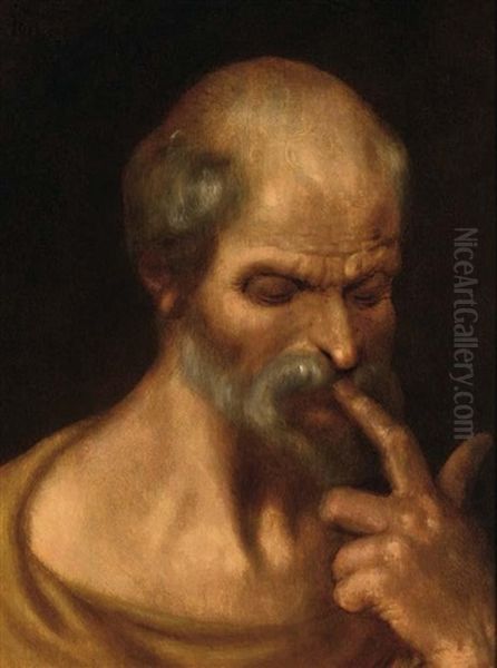 Saint Peter (?) Oil Painting by Jacques de Gheyn II