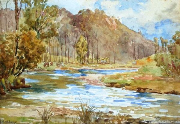 Near The Wanganui Oil Painting by Herbert Ivan Babbage