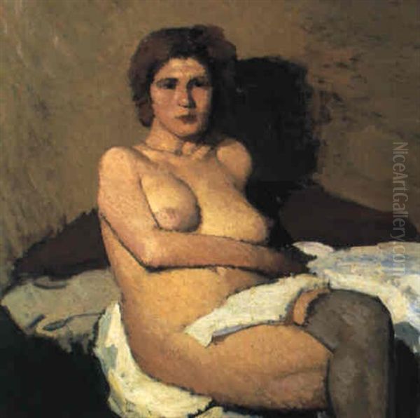 Nudo Di Donna Oil Painting by Oscar Ghiglia