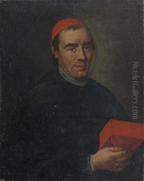 Portrait De Prelat by Vittore Giuseppe Ghislandi (Fra' Galgario)