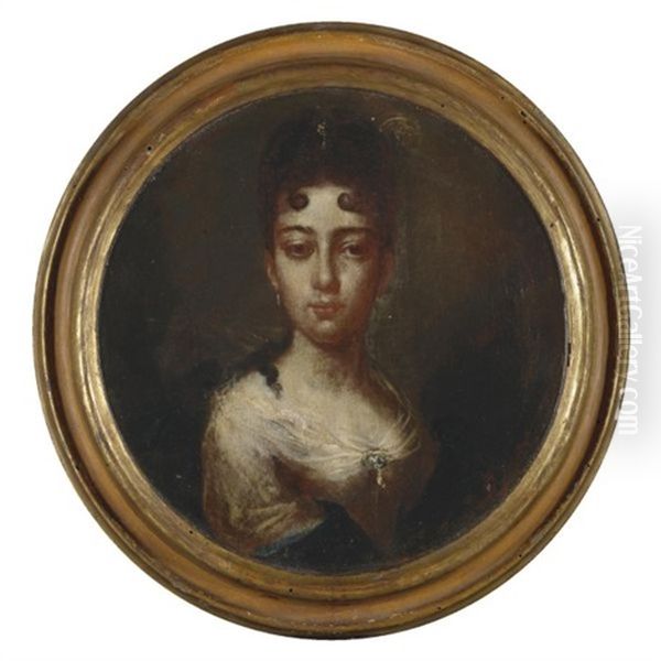 Portrait Of A Lady Oil Painting by Vittore Giuseppe Ghislandi (Fra' Galgario)