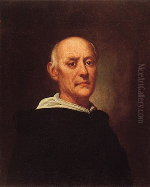 Autorretrato Oil Painting by Vittore Giuseppe Ghislandi (Fra' Galgario)