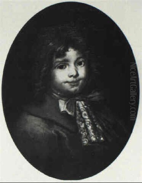 Portrait Of A Young Boy Oil Painting by Vittore Giuseppe Ghislandi (Fra' Galgario)