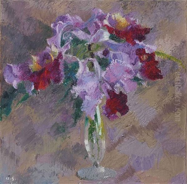 Orchideen Oil Painting by Augusto Giacometti