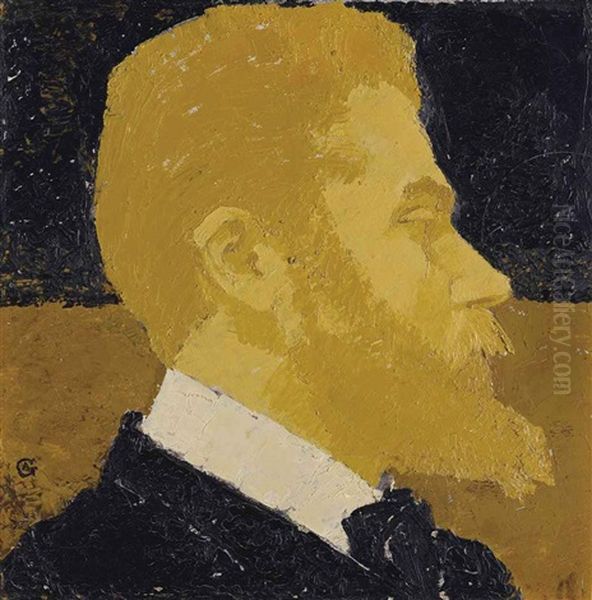 Selbstportrait Oil Painting by Augusto Giacometti