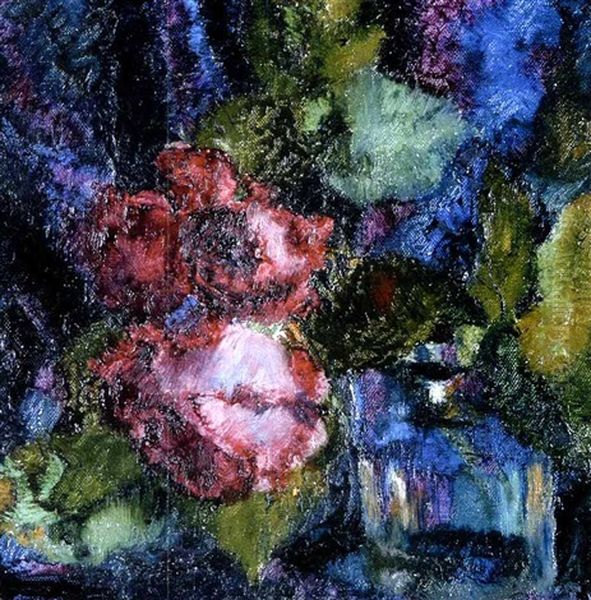 Rosen Ii Oil Painting by Augusto Giacometti