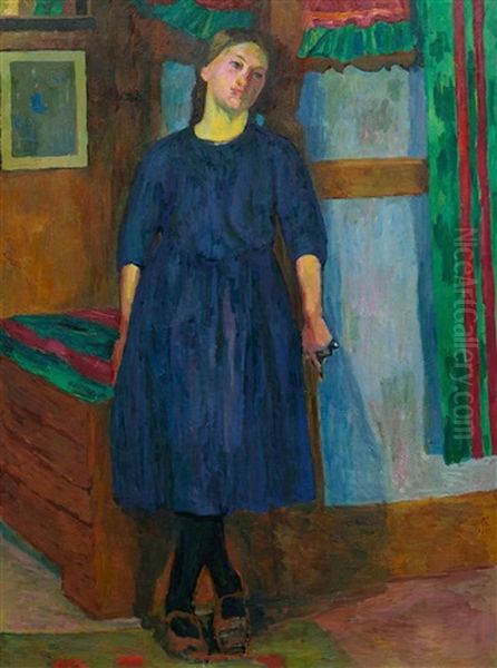 Ottilia Oil Painting by Giovanni Giacometti