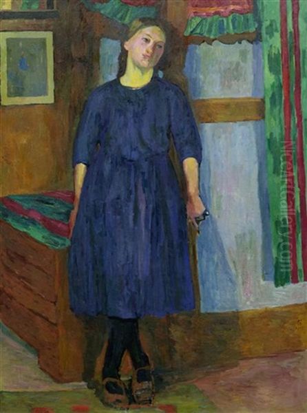 Ottilia Oil Painting by Giovanni Giacometti