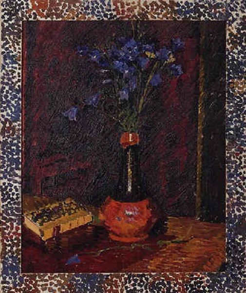 Glockenblumen In Der Vase Oil Painting by Giovanni Giacometti