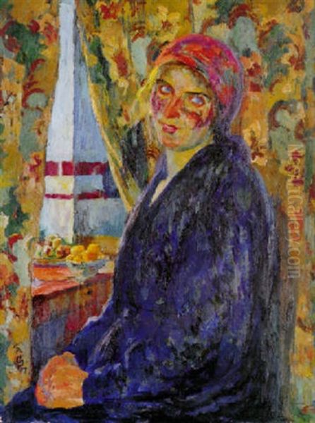 Annita Oil Painting by Giovanni Giacometti