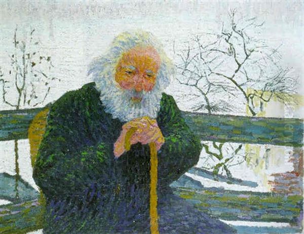 Il Vecchio Oil Painting by Giovanni Giacometti