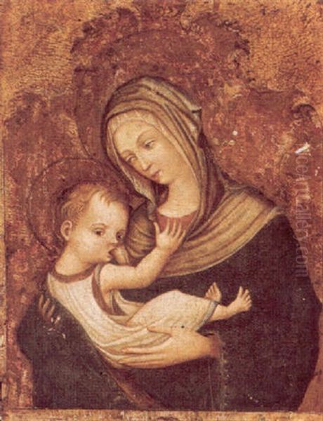 The Madonna And Child Oil Painting by Michele Giambono