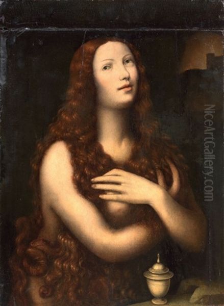 Maddalena Penitente Oil Painting by  Giampietrino