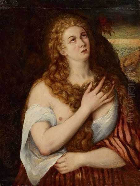 Heilige Maria Magdalena Oil Painting by  Giampietrino