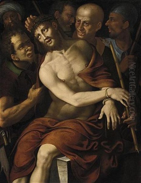 Cristo Deriso Oil Painting by  Giampietrino