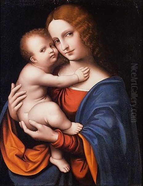 Madonna Col Bimbo Oil Painting by  Giampietrino