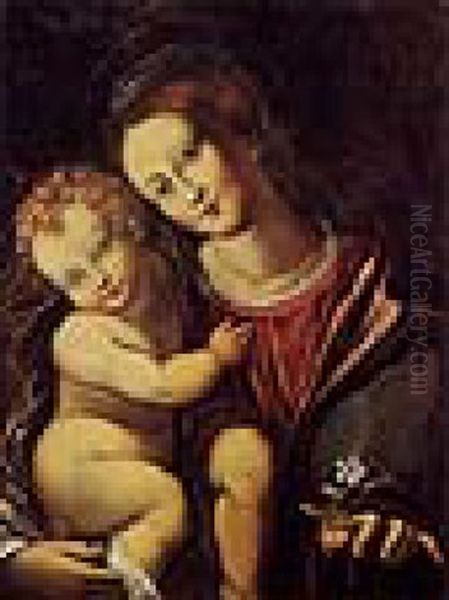 Madonna Mit Kind Oil Painting by  Giampietrino