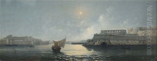 Malta Oil Painting by Girolamo Gianni