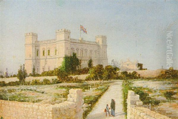 Verdala Castle, Malta Oil Painting by Girolamo Gianni