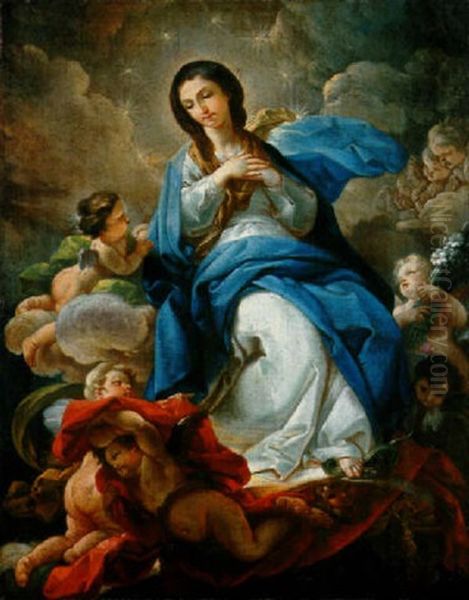 L'assomption De La Vierge Oil Painting by Corrado Giaquinto