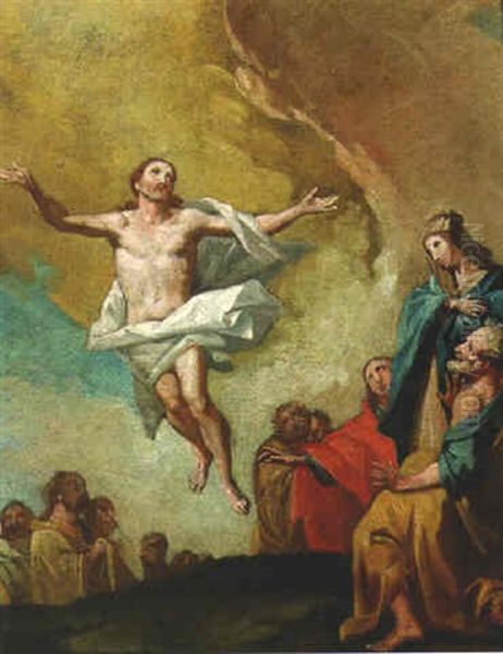 The Resurrection Oil Painting by Corrado Giaquinto