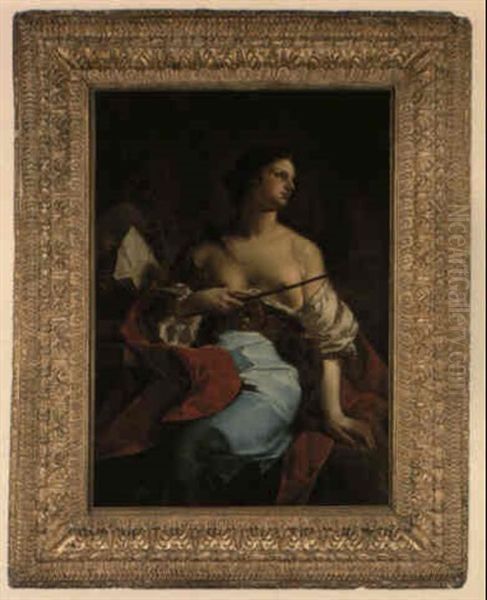 Medea Or Circe Oil Painting by Corrado Giaquinto