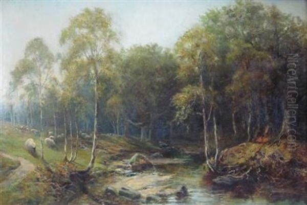 Rugley Burn, Northumberland Oil Painting by Henry William Phelan Gibb