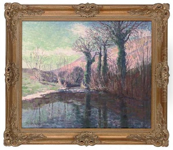 The Lyn, Above Brendon, Exmoor Oil Painting by Henry William Phelan Gibb