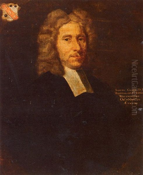 Portrait Of Samuel Clark Oil Painting by Thomas Gibson