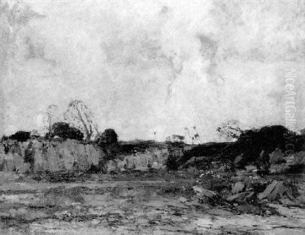 Windswept Rocky Landscape by William Alfred Gibson